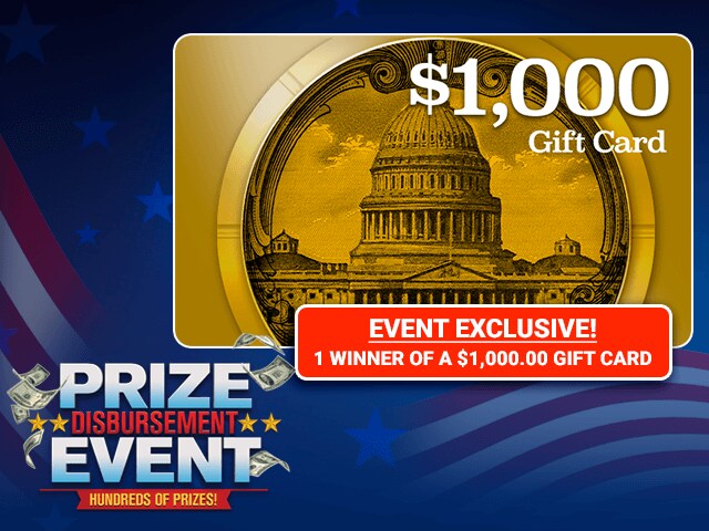$1,000 CASH Gift Card