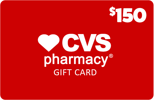 $150 CVS Pharmacy Gift Card
