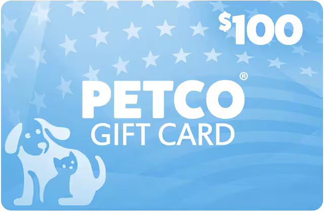 $100 Petco Gift Card