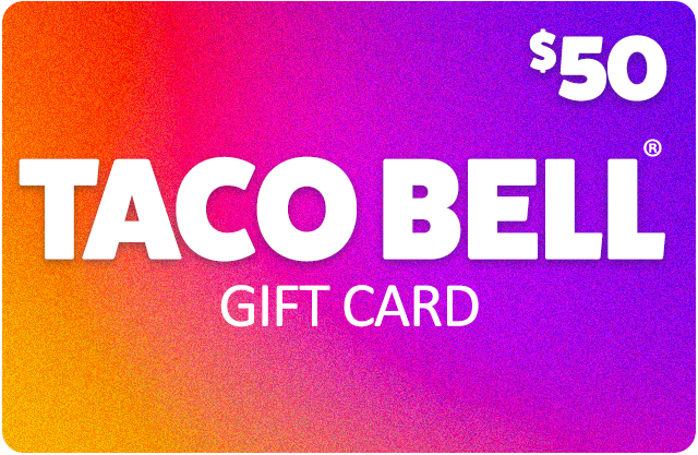 $50 Taco Bell Gift Card