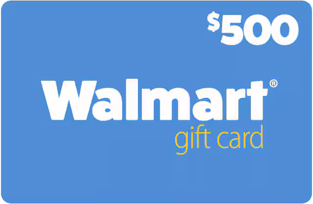$500 Walmart Gift Card