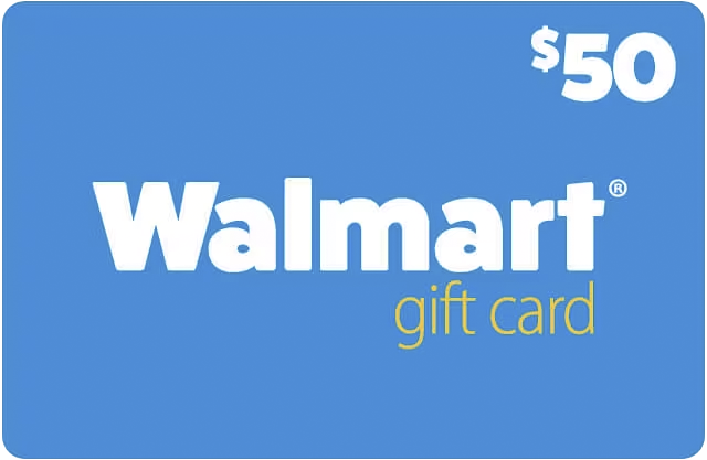 $50 Walmart Gift Card