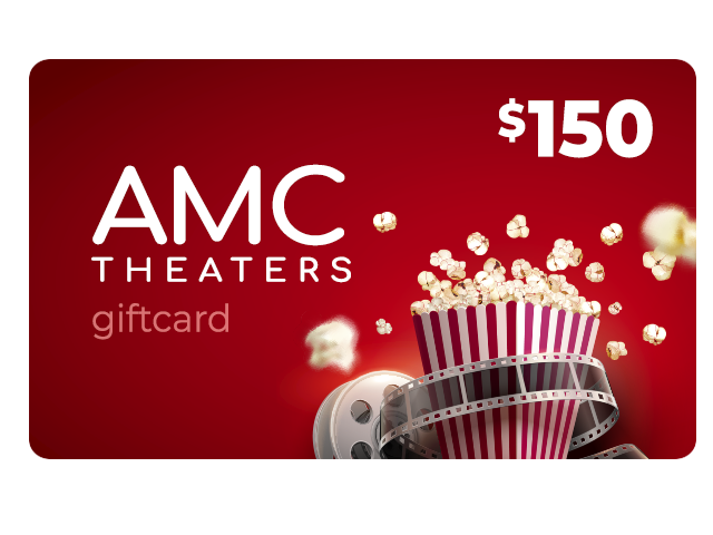 $150 AMC® Theaters Gift Card