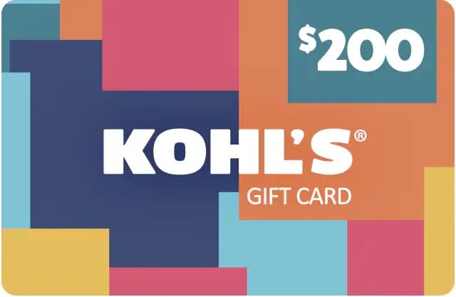 $200 Kohls Gift Card