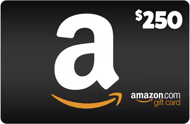 $250 Amazon.com Gift Card