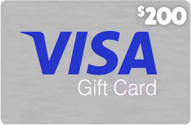 $200 Visa Gift Card