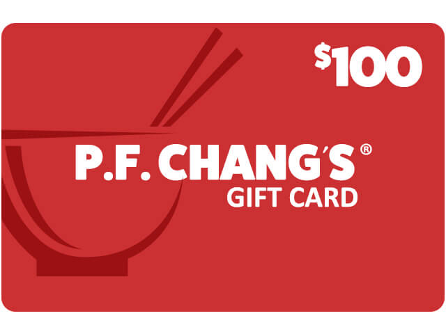 $100 PF Chang's Gift Card